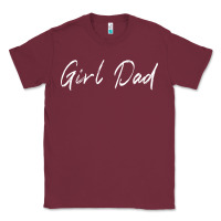 Burgundy girl dad Classic Tee - artisFamous