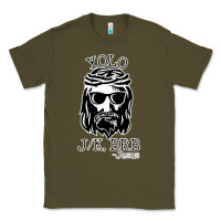 Army Green funny jesus easter yolo jk brb Classic Tee - artisFamous