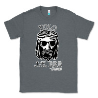 Charcoal Heather funny jesus easter yolo jk brb Classic Tee - artisFamous