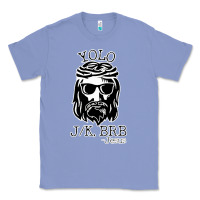 Colony Blue funny jesus easter yolo jk brb Classic Tee - artisFamous