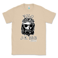 Mushroom funny jesus easter yolo jk brb Classic Tee - artisFamous