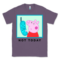Lavender peppa pig not today Classic Tee - artisFamous