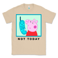 Mushroom peppa pig not today Classic Tee - artisFamous
