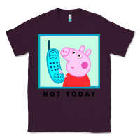 Plum peppa pig not today Classic Tee - artisFamous