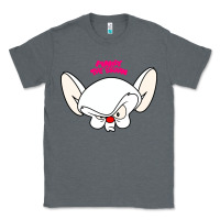 Charcoal Heather pinky and the brain big face Classic Tee - artisFamous