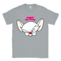 Heather Grey pinky and the brain big face Classic Tee - artisFamous