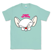 Seafoam pinky and the brain big face Classic Tee - artisFamous