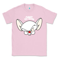 Bubblegum Pink pinky and the brain big face Classic Tee - artisFamous