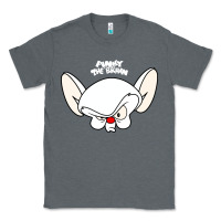 Charcoal Heather pinky and the brain big face Classic Tee - artisFamous