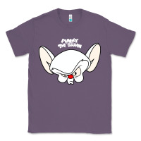 Lavender pinky and the brain big face Classic Tee - artisFamous
