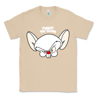 Mushroom pinky and the brain big face Classic Tee - artisFamous