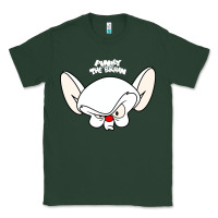Sports Green pinky and the brain big face Classic Tee - artisFamous