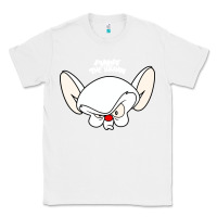 White pinky and the brain big face Classic Tee - artisFamous
