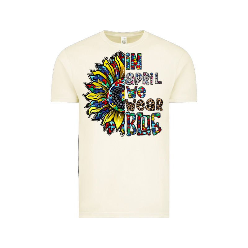 Autism Sunflower Vintage Tee by CowhideDigitalArt | Teevron