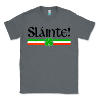 Charcoal Heather slainte shirt irish cheers toast shamrock Classic Tee - artisFamous