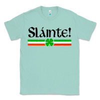Seafoam slainte shirt irish cheers toast shamrock Classic Tee - artisFamous