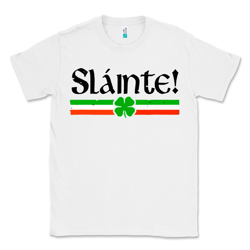 Slainte Shirt Irish Cheers Toast Shamrock Classic Tee by artisFamous | Teevron