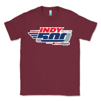 Burgundy Indy 500 Classic Tee - artisFamous