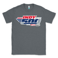 Charcoal Heather Indy 500 Classic Tee - artisFamous