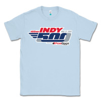 Dusty Blue Indy 500 Classic Tee - artisFamous
