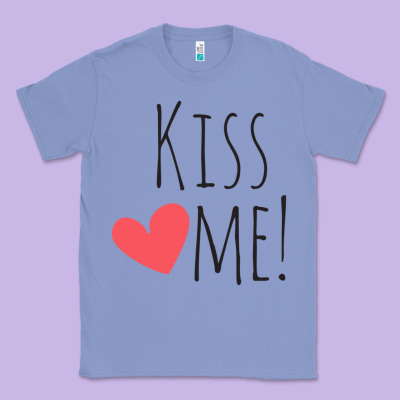 Kiss Me Classic Tee Designed By Artisfamous