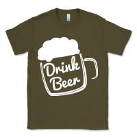 Army Green cool drink beer Classic Tee - artisFamous