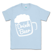 Dusty Blue cool drink beer Classic Tee - artisFamous