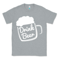 Heather Grey cool drink beer Classic Tee - artisFamous