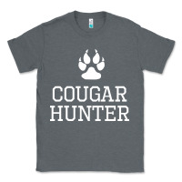 Charcoal Heather cougar hunter Classic Tee - artisFamous