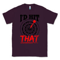 Plum i'd hit that darts Classic Tee - artisFamous