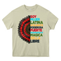 Mossy hispanic heritage month hand fan Heavy Core Tee - BundleAndBundleShop