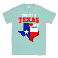 Seafoam state of texas somebody loves me Classic Tee - artisFamous