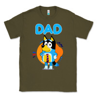 Army Green bluey dad lover forever Classic Tee - artisFamous