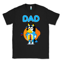 Black bluey dad lover forever Classic Tee - artisFamous