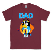 Burgundy bluey dad lover forever Classic Tee - artisFamous