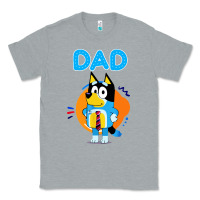 Heather Grey bluey dad lover forever Classic Tee - artisFamous