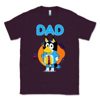 Plum bluey dad lover forever Classic Tee - artisFamous