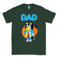 Sports Green bluey dad lover forever Classic Tee - artisFamous