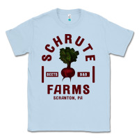 Dusty Blue the office schrute farms premium Classic Tee - artisFamous