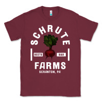 Burgundy the office schrute farms premium Classic Tee - artisFamous