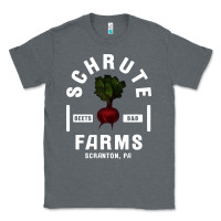 Charcoal Heather the office schrute farms premium Classic Tee - artisFamous