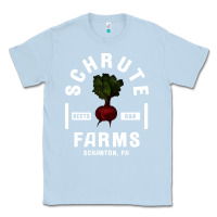 Dusty Blue the office schrute farms premium Classic Tee - artisFamous