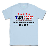 Dusty Blue donald trump 2024 take america back election Classic Tee - artisFamous