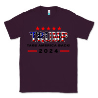 Plum donald trump 2024 take america back election Classic Tee - artisFamous