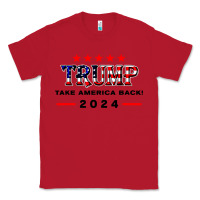 Red donald trump 2024 take america back election Classic Tee - artisFamous