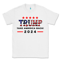 White donald trump 2024 take america back election Classic Tee - artisFamous