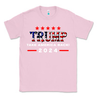 Bubblegum Pink donald trump 2024 take america back election Classic Tee - artisFamous