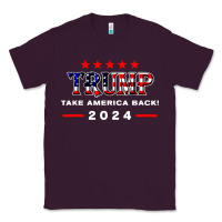 Plum donald trump 2024 take america back election Classic Tee - artisFamous