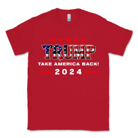 Red donald trump 2024 take america back election Classic Tee - artisFamous