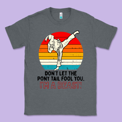 Karate Girl Kick Classic Tee Designed By Artisfamous